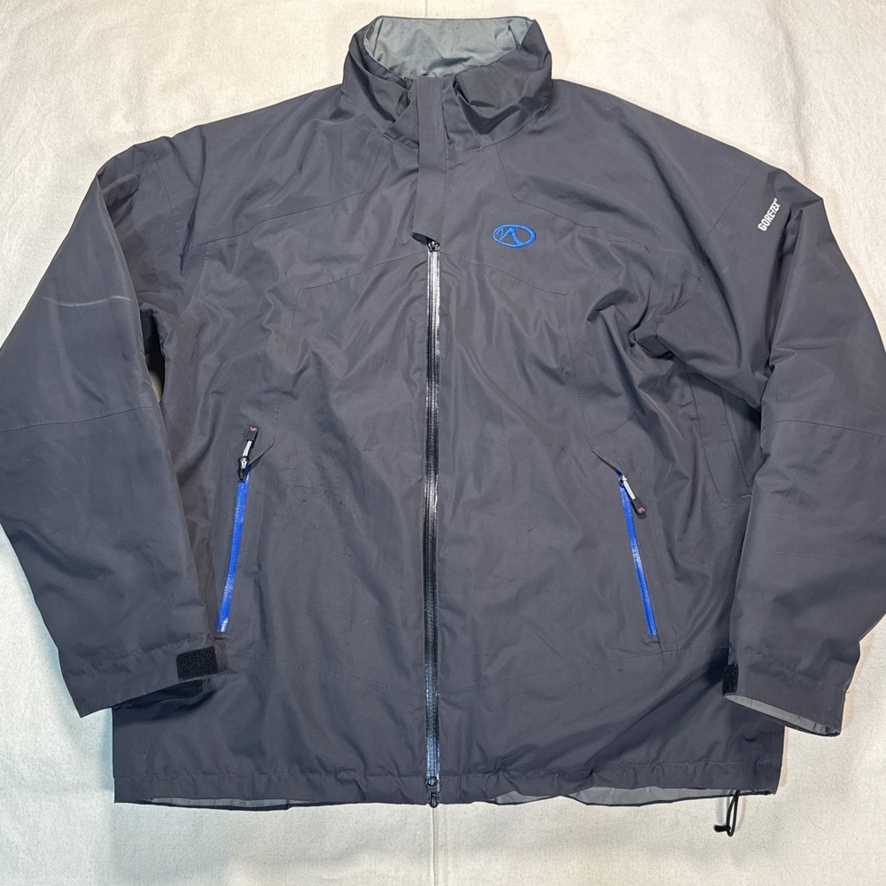 Mens Marker Gore Tex Ski Jacket Gray Full Zip Size XXL